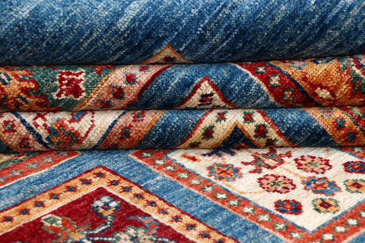 Steel Blue Kazak 6' 2 x 8' 2 - No. 61431 - ALRUG Rug Store