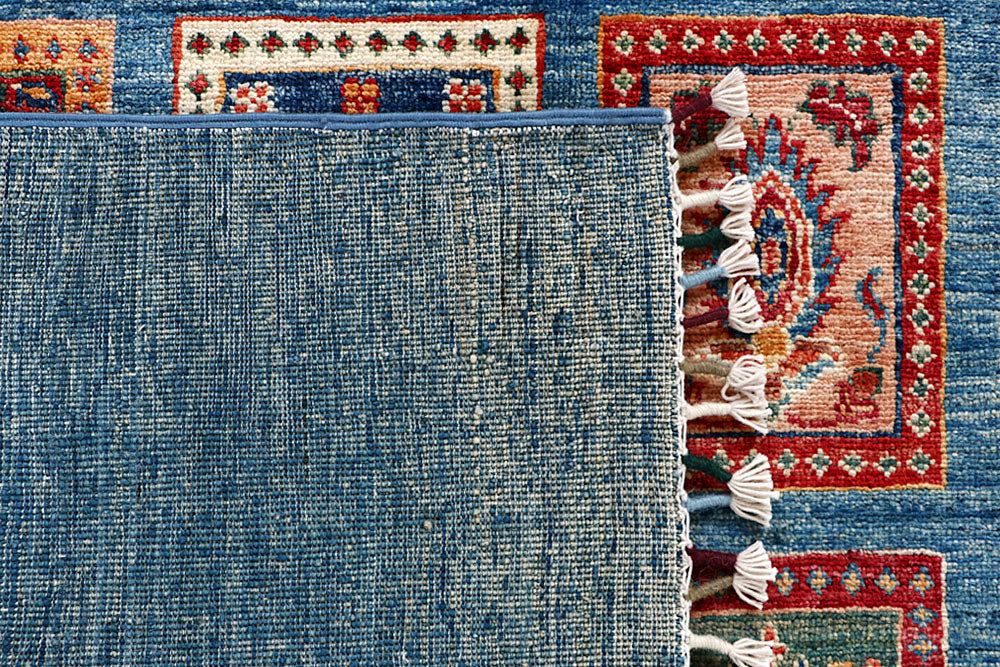 Steel Blue Kazak 6' 2 x 8' 2 - No. 61431 - ALRUG Rug Store