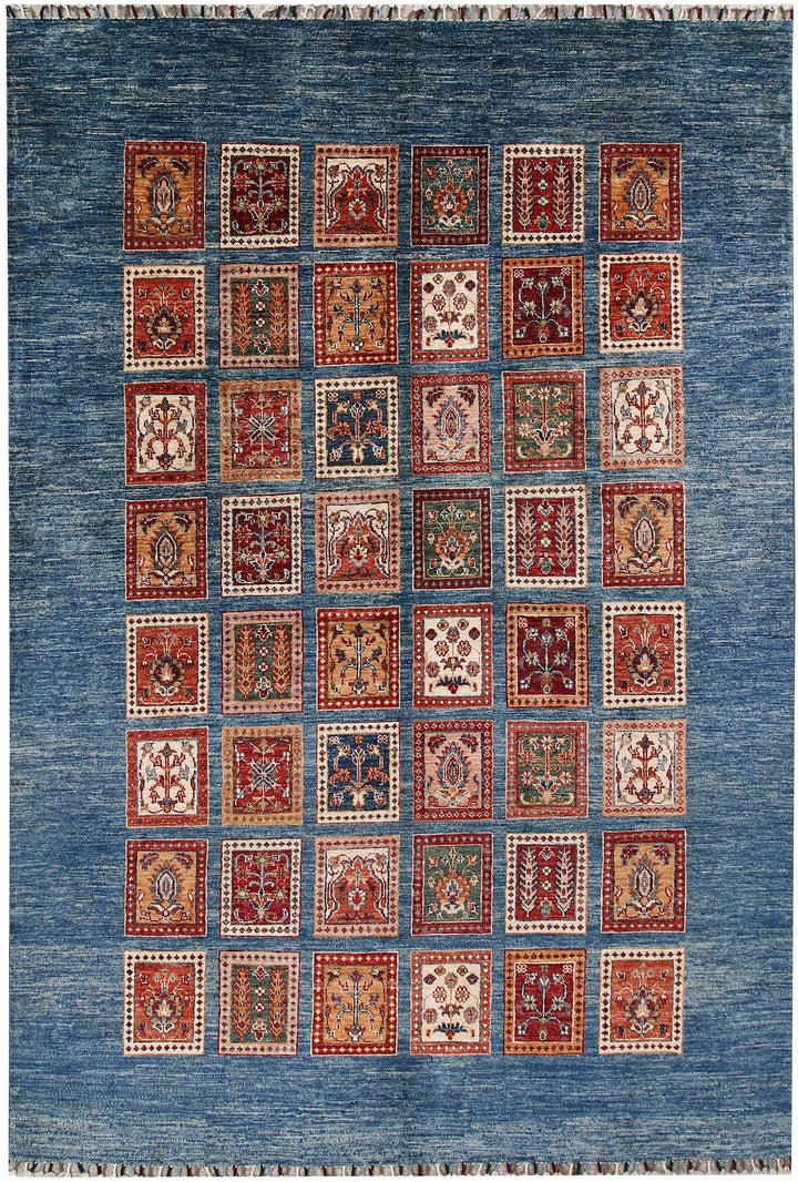 Steel Blue Kazak 6' 2 x 8' 2 - No. 61431 - ALRUG Rug Store