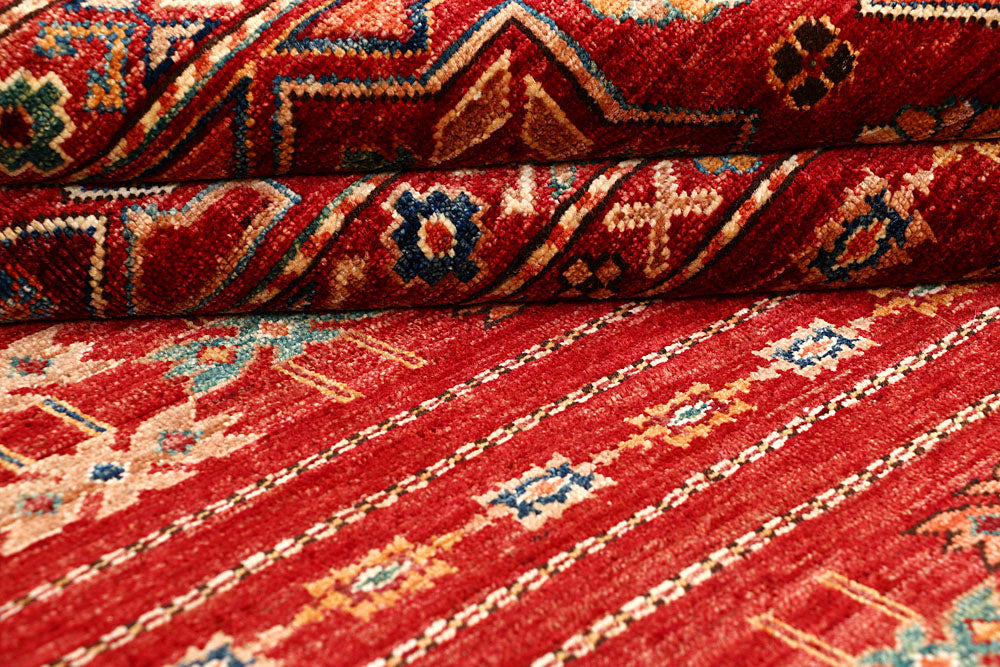 Firebrick Kazak 4' 1 x 6' - No. 61432 - ALRUG Rug Store