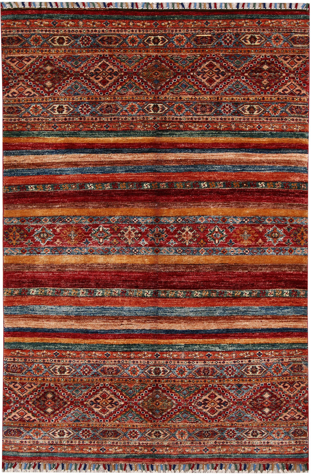 Kazak 4' 1 x 6' - No. 61442 - ALRUG Rug Store