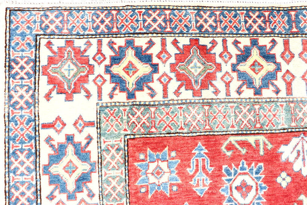 Firebrick Kazak 5' 10 x 8' 9 - No. 61459 - ALRUG Rug Store