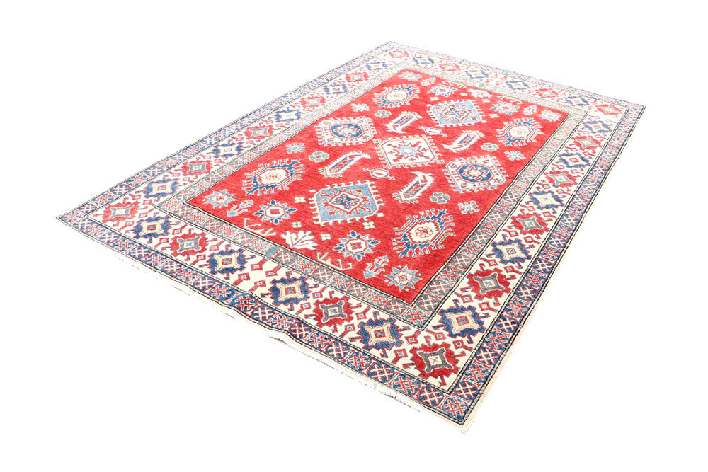 Firebrick Kazak 5' 10 x 8' 9 - No. 61459 - ALRUG Rug Store