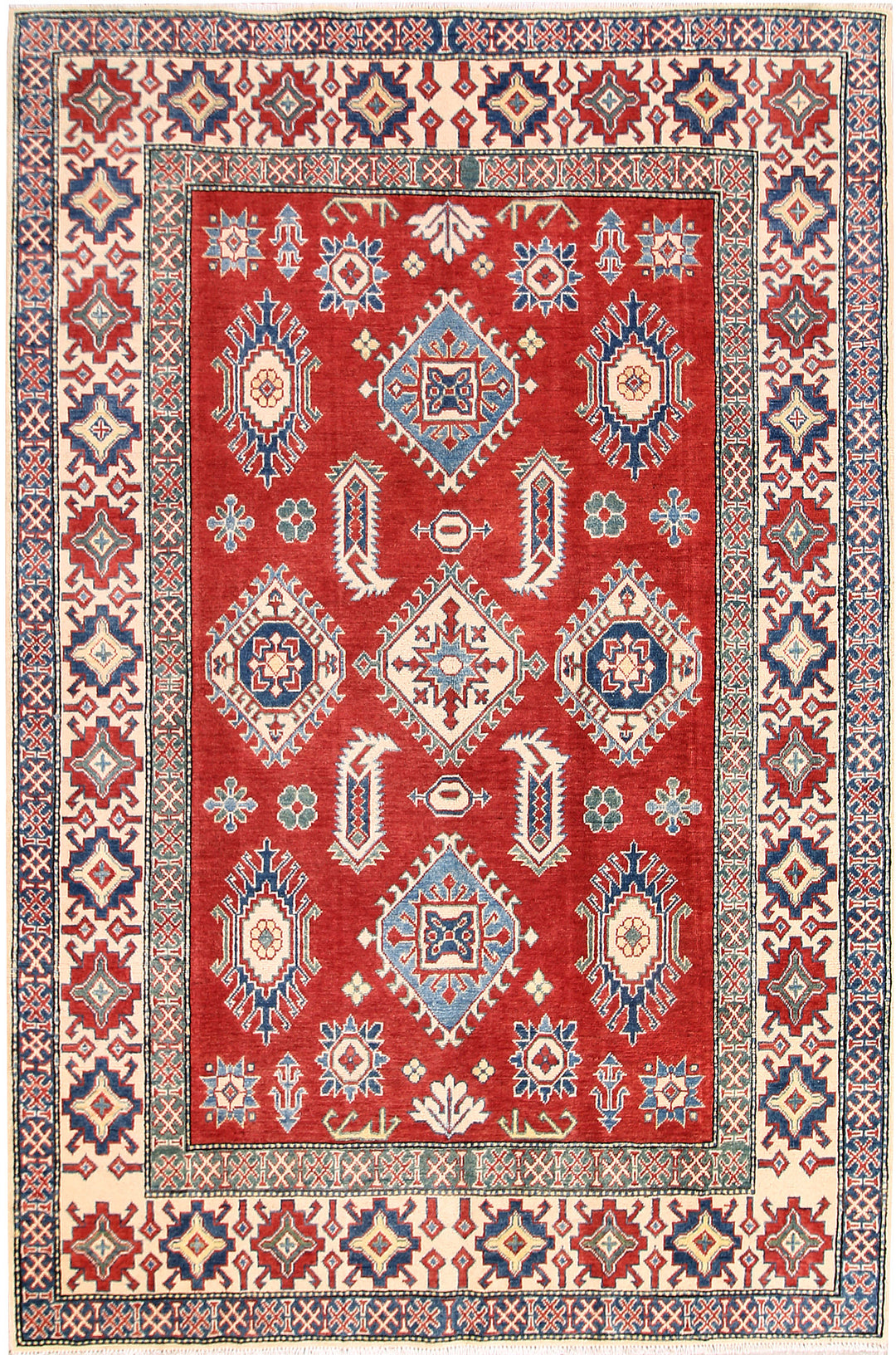 Firebrick Kazak 5' 10 x 8' 9 - No. 61459 - ALRUG Rug Store