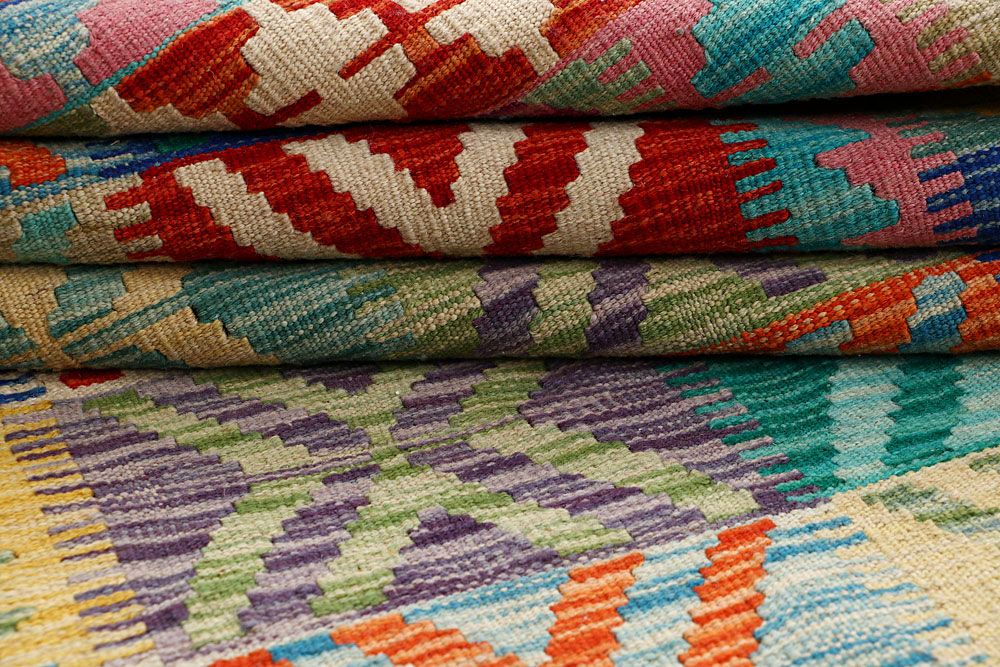 Kilim 3' 3 x 6' 8 - No. 61472 - ALRUG Rug Store