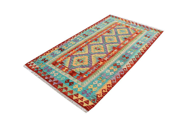Kilim 3' 6 x 6' 2 - No. 61473 - ALRUG Rug Store