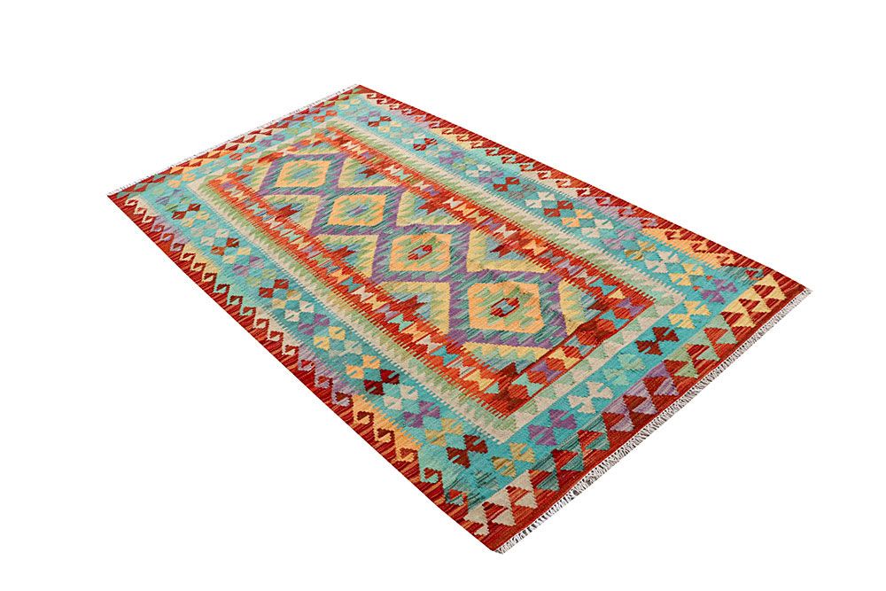 Kilim 3' 6 x 6' 2 - No. 61473 - ALRUG Rug Store