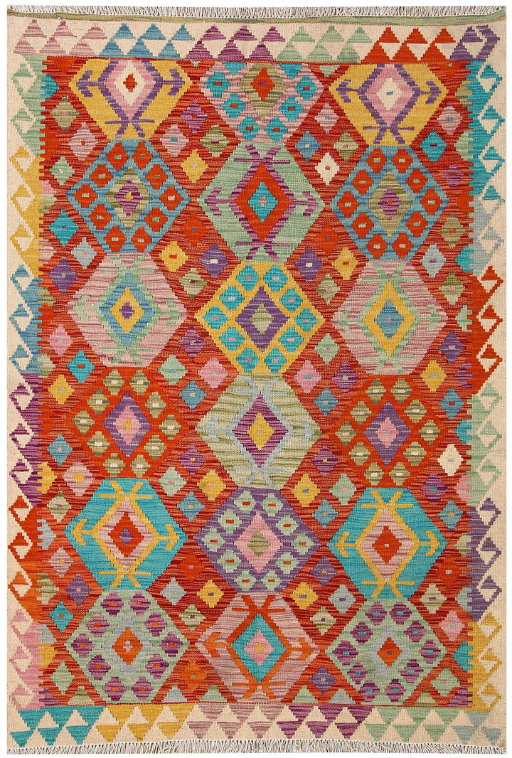 Kilim 4' 2 x 6' - No. 61474 - ALRUG Rug Store