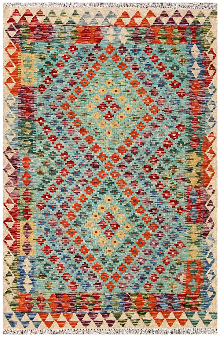 Kilim 3' 10 x 5' 8 - No. 61476 - ALRUG Rug Store