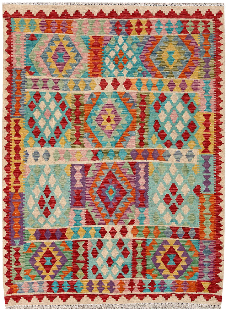 Kilim 4' 2 x 5' 7 - No. 61477 - ALRUG Rug Store