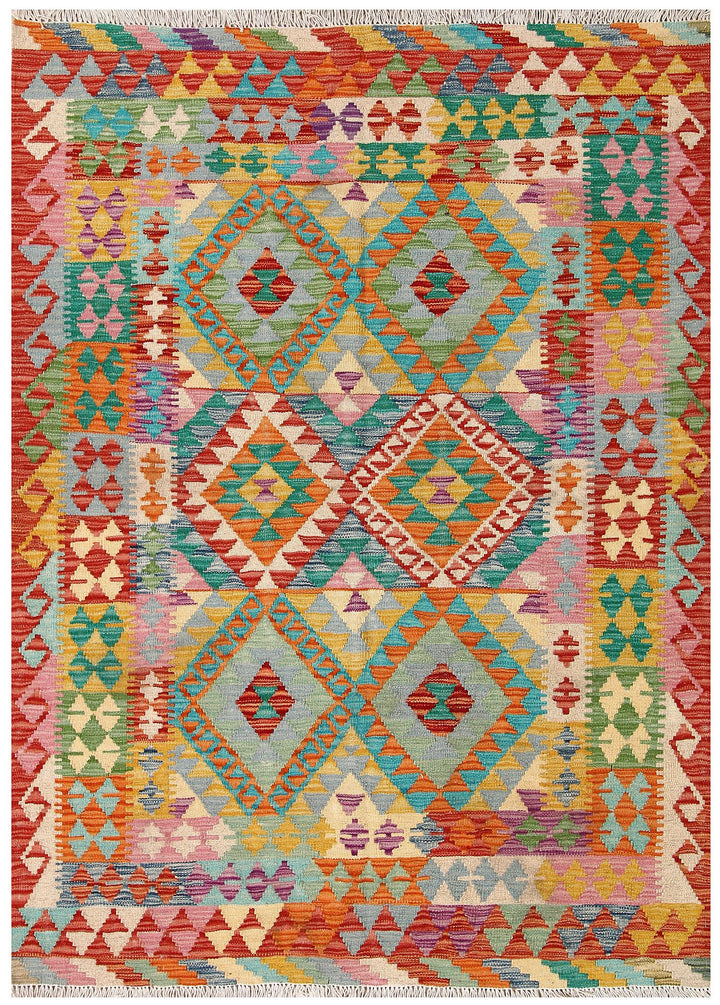 Kilim 4' 3 x 5' 9 - No. 61479 - ALRUG Rug Store
