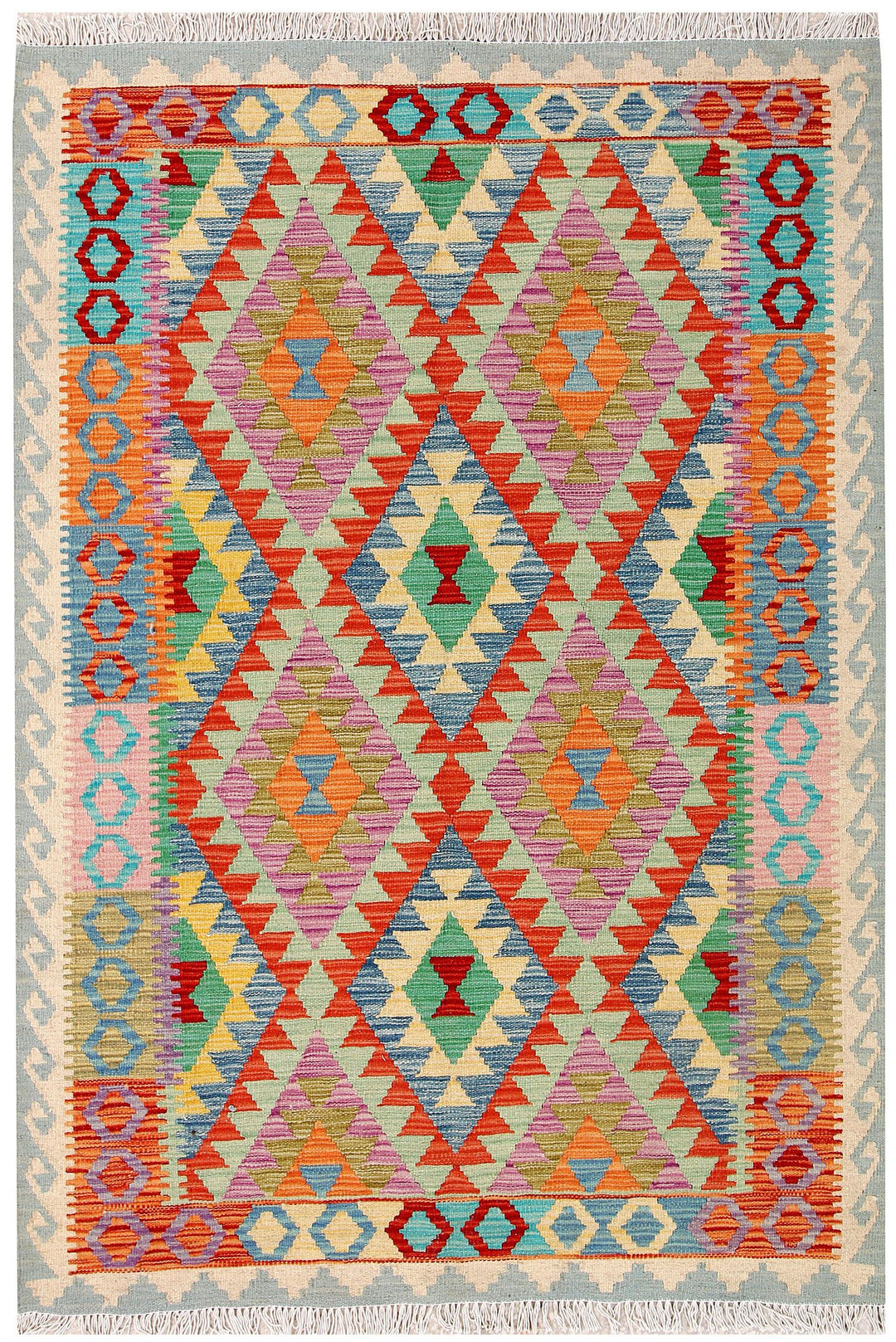 Kilim 4' 1 x 5' 10 - No. 61481 - ALRUG Rug Store