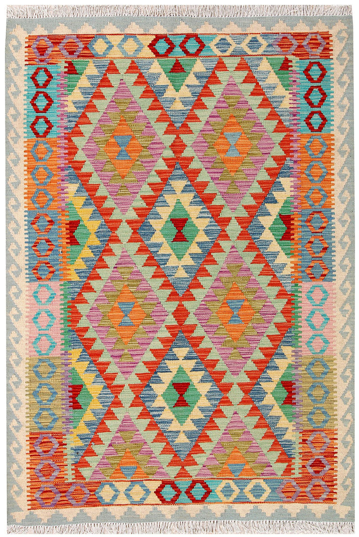 Kilim 4' 1 x 5' 10 - No. 61481 - ALRUG Rug Store