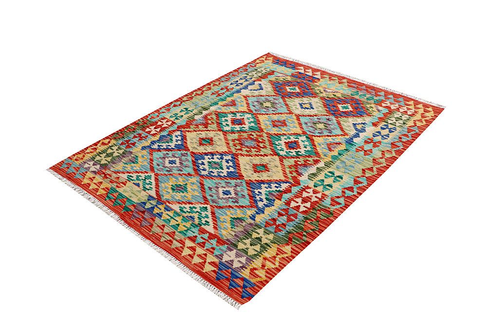 Kilim 4' 4 x 5' 7 - No. 61482 - ALRUG Rug Store