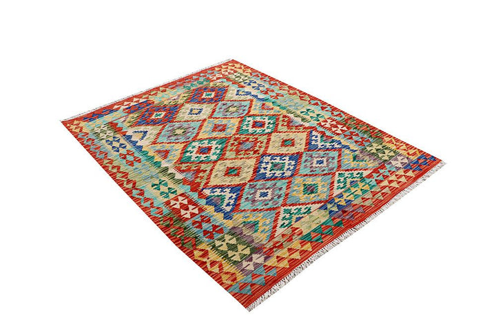 Kilim 4' 4 x 5' 7 - No. 61482 - ALRUG Rug Store