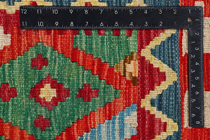 Multi Colored Kilim 4' 3 x 5' 9 - No. 61484 - ALRUG Rug Store