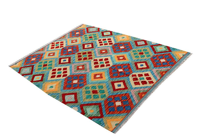 Kilim 4' 3 x 5' 6 - No. 61485 - ALRUG Rug Store