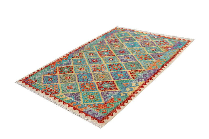 Kilim 4' 2 x 5' 11 - No. 61487 - ALRUG Rug Store