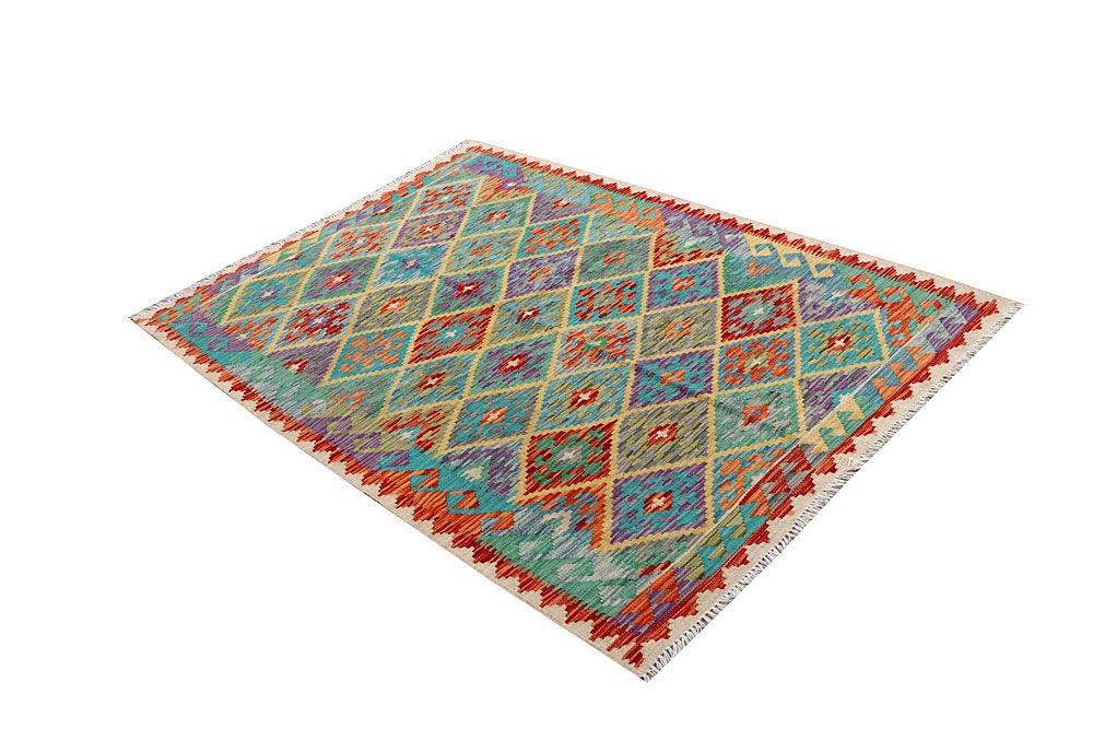 Kilim 4' 2 x 5' 11 - No. 61487 - ALRUG Rug Store