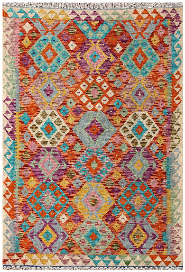Kilim 4' 1 x 6' - No. 61488 - ALRUG Rug Store