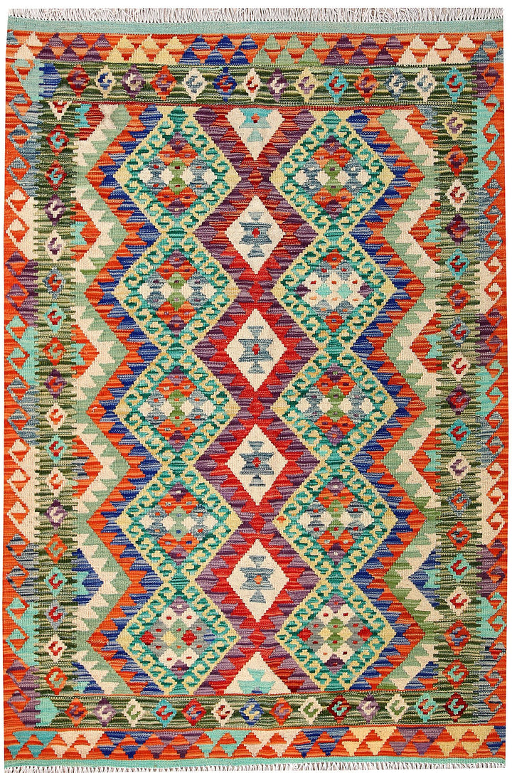 Kilim 3' 10 x 5' 8 - No. 61489 - ALRUG Rug Store