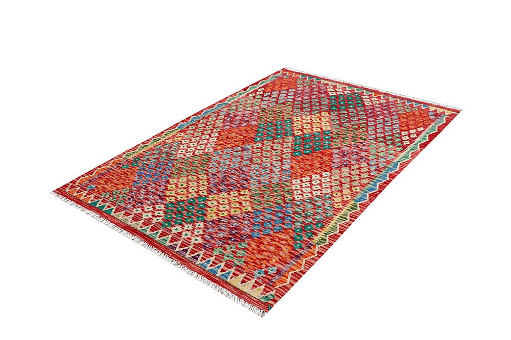 Kilim 4' 2 x 5' 11 - No. 61491 - ALRUG Rug Store