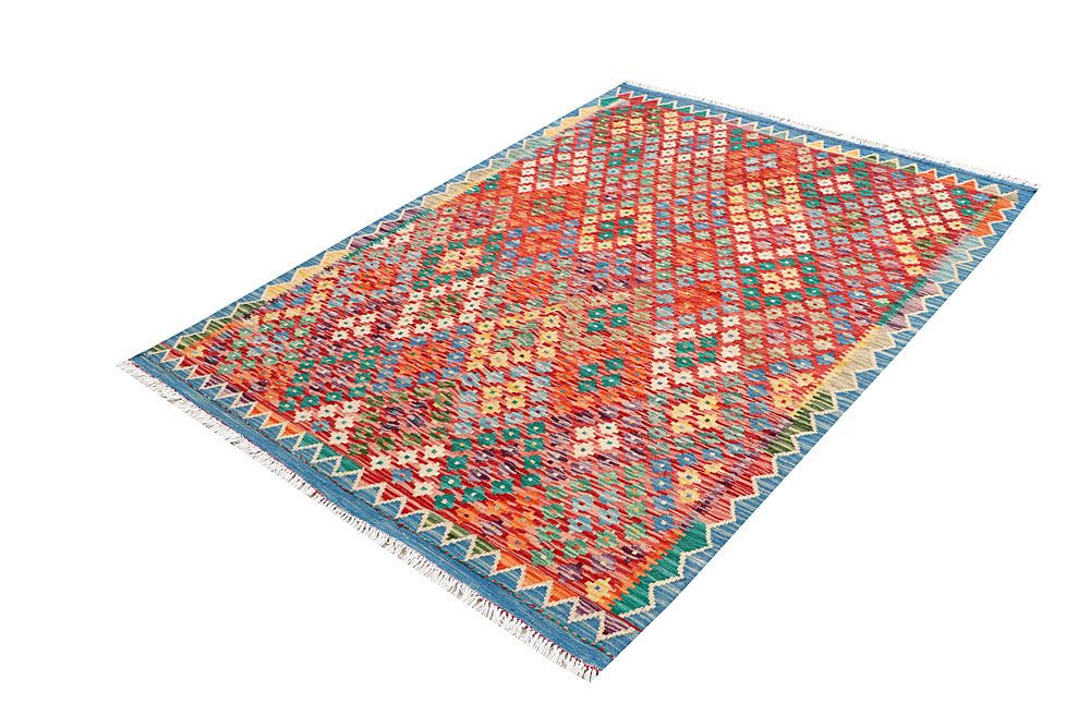 Kilim 4' 3 x 6' 2 - No. 61492 - ALRUG Rug Store