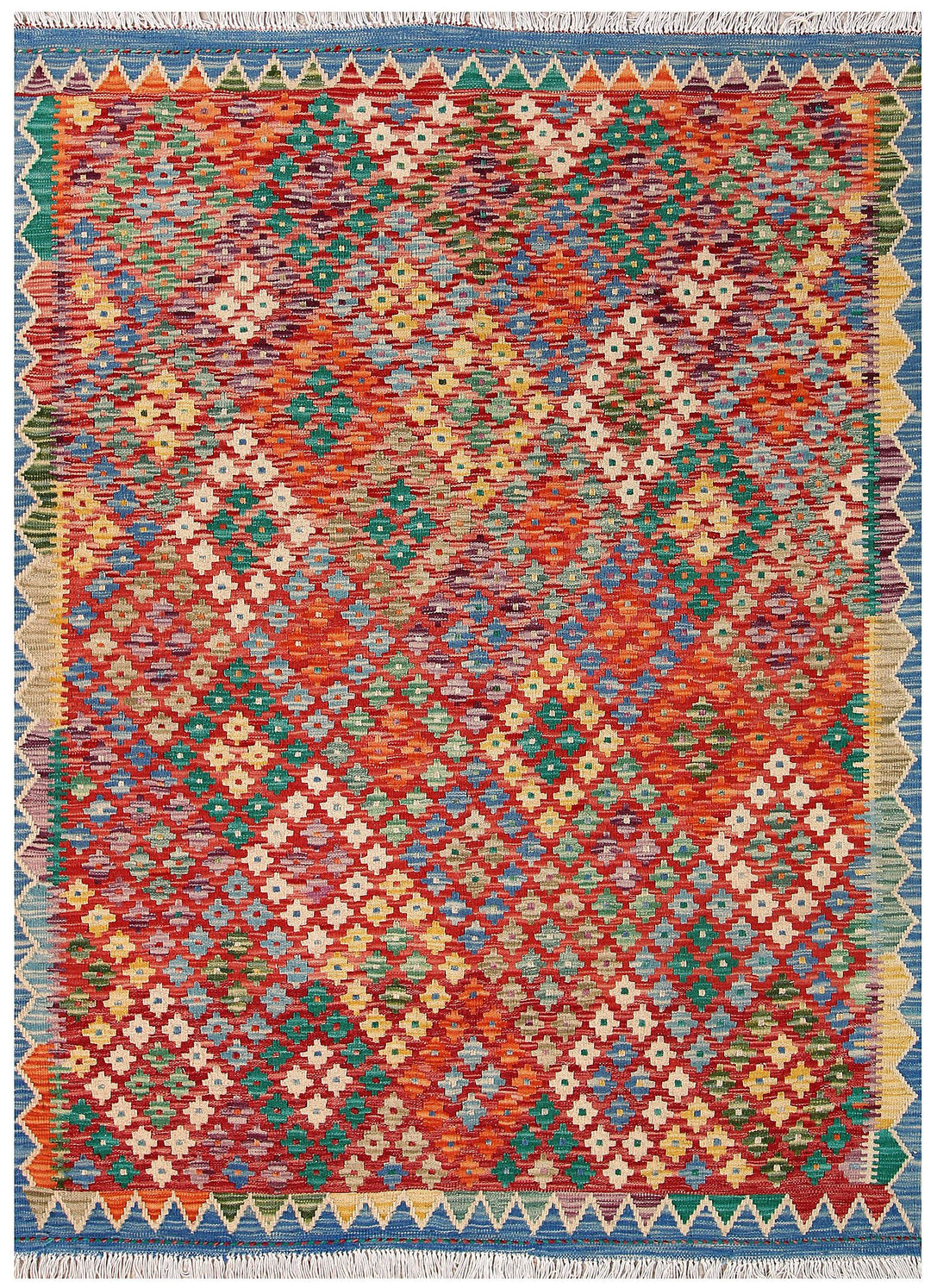 Kilim 4' 3 x 6' 2 - No. 61492 - ALRUG Rug Store