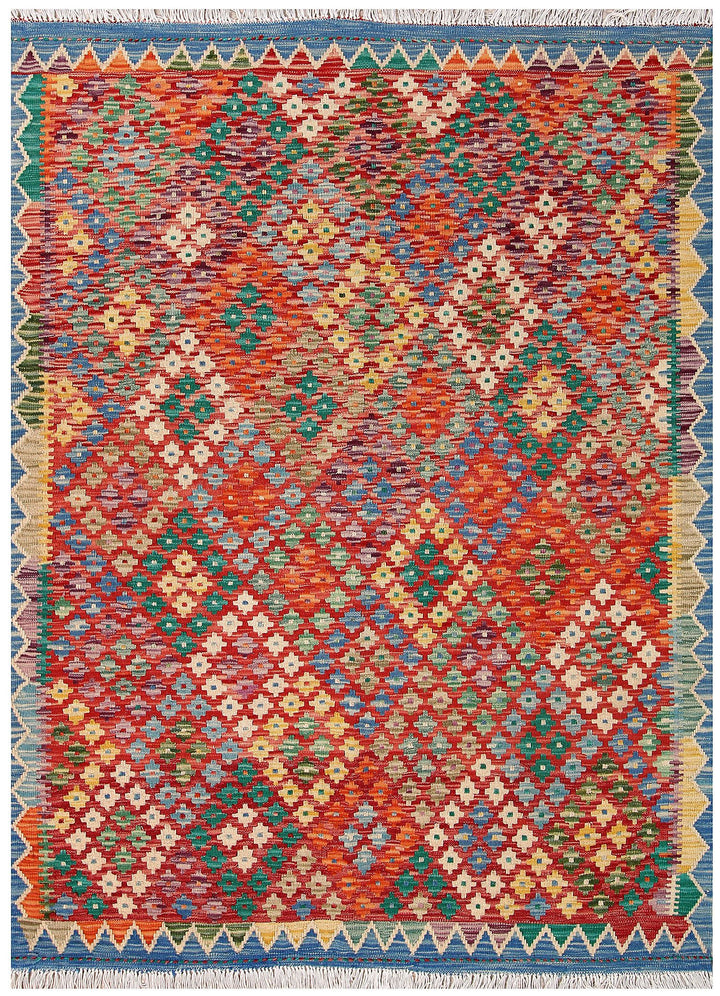 Kilim 4' 3 x 6' 2 - No. 61492 - ALRUG Rug Store