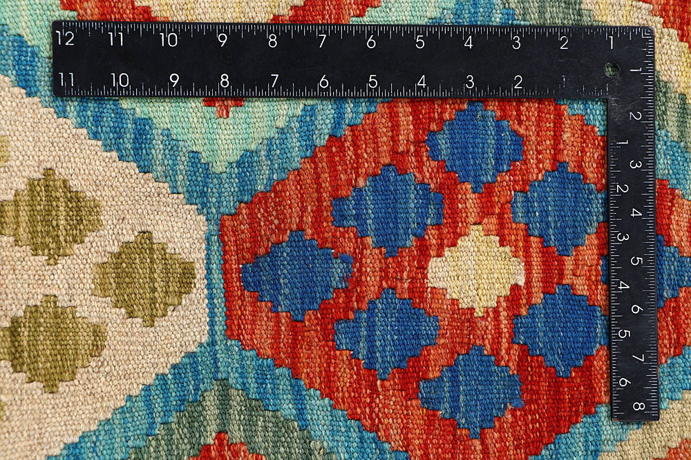 Multi Colored Kilim 4' 2 x 5' 6 - No. 61494 - ALRUG Rug Store