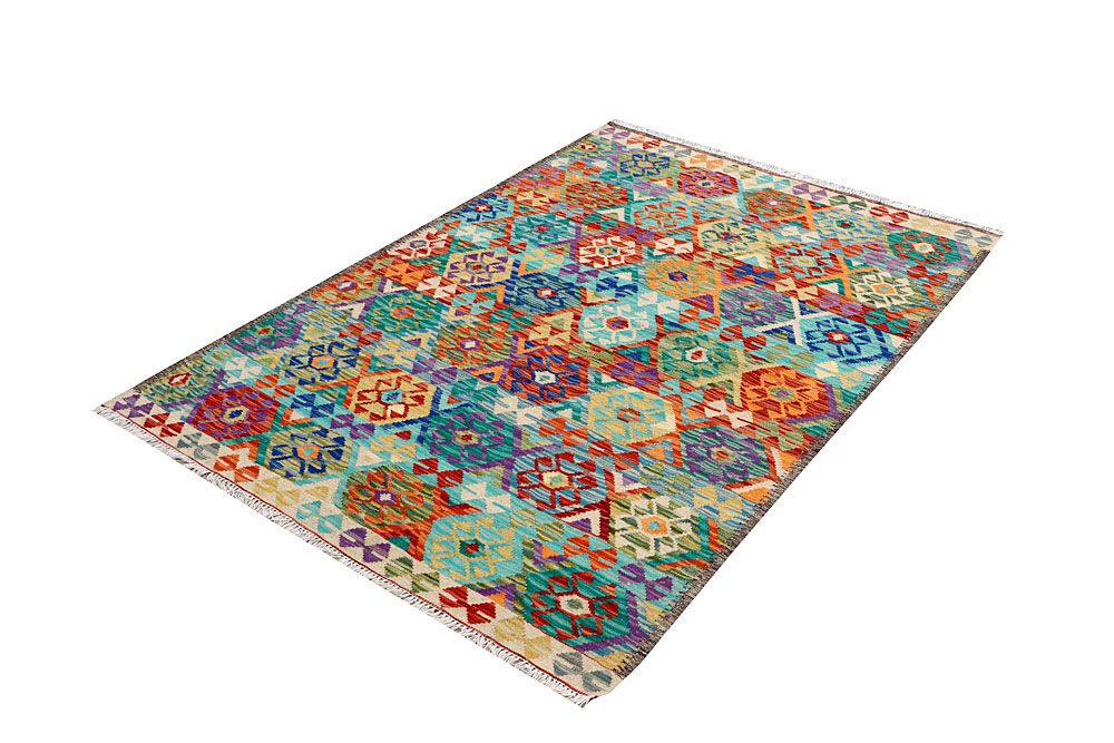 Kilim 4' 1 x 5' 11 - No. 61495 - ALRUG Rug Store