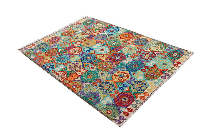 Kilim 4' 1 x 5' 11 - No. 61495 - ALRUG Rug Store