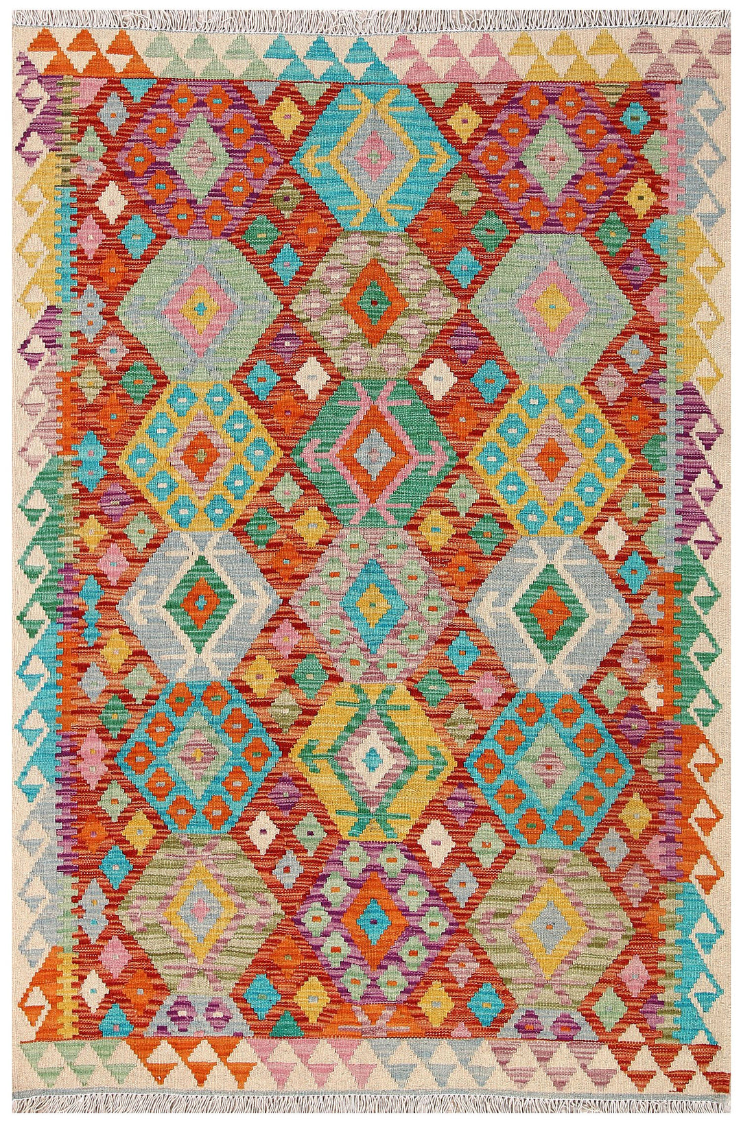 Kilim 4' 1 x 5' 10 - No. 61496 - ALRUG Rug Store