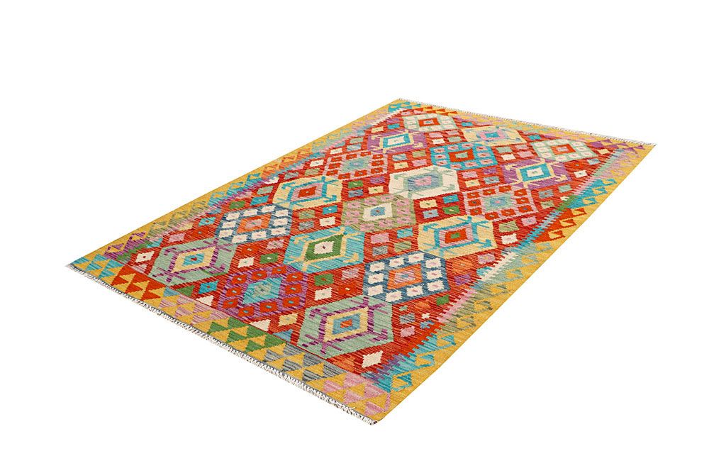 Kilim 4' 3 x 6' 1 - No. 61497 - ALRUG Rug Store