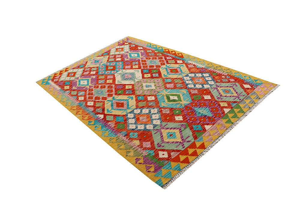 Kilim 4' 3 x 6' 1 - No. 61497 - ALRUG Rug Store