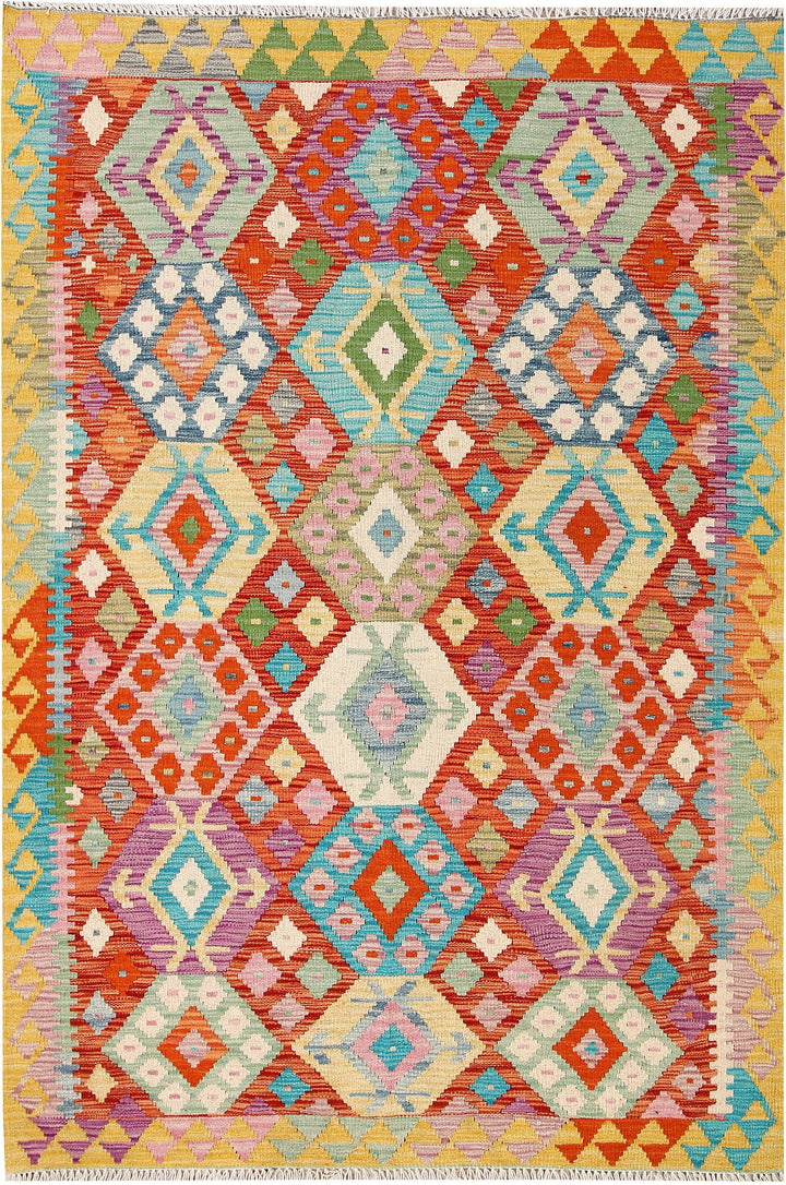 Kilim 4' 3 x 6' 1 - No. 61497 - ALRUG Rug Store