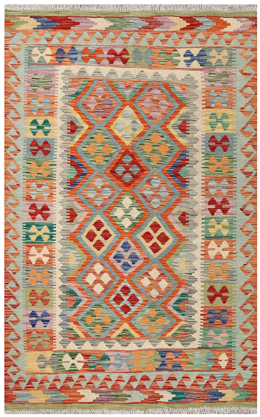 Kilim 4' 1 x 6' 3 - No. 61499 - ALRUG Rug Store