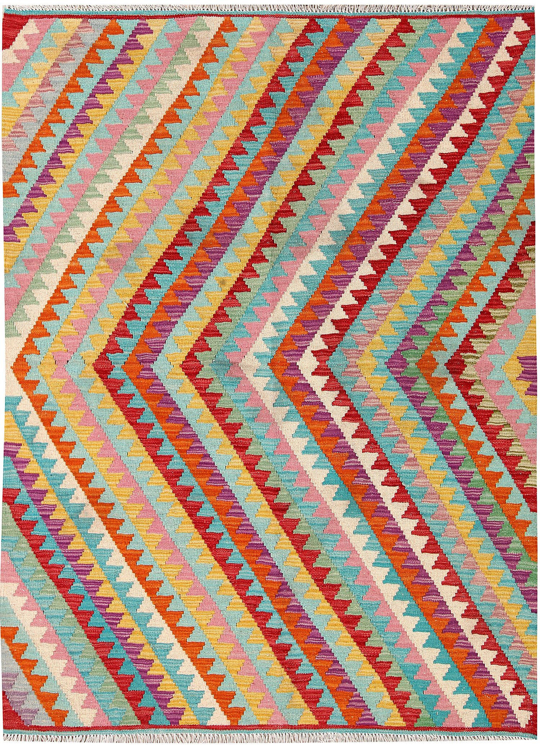 Kilim 4' 4 x 5' 9 - No. 61501 - ALRUG Rug Store