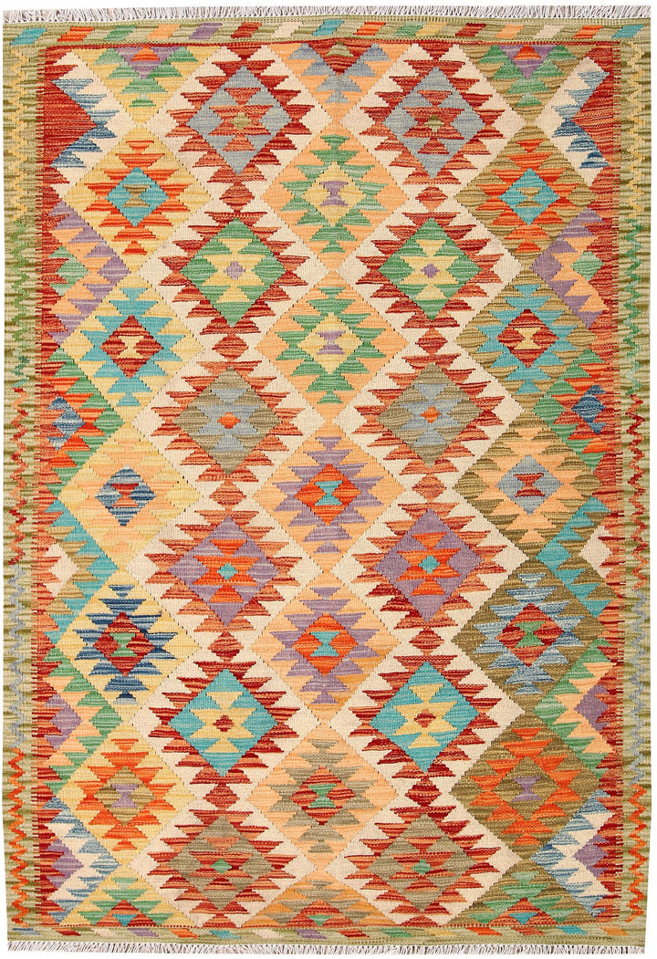 Kilim 4' 2 x 6' 6 - No. 61502 - ALRUG Rug Store