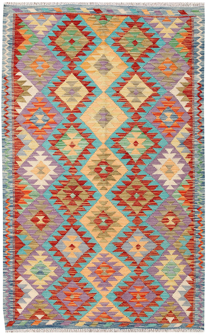 Kilim 4' 2 x 6' 6 - No. 61503 - ALRUG Rug Store