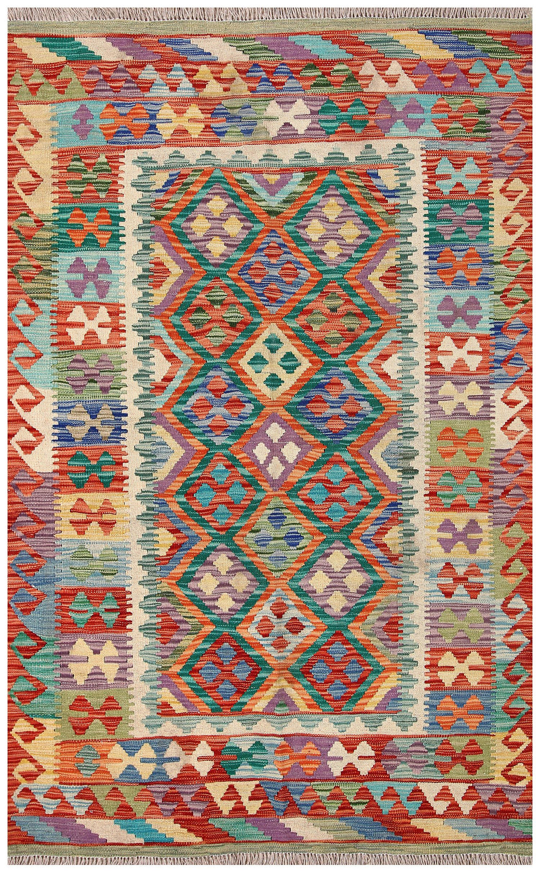 Kilim 4' x 6' 4 - No. 61506 - ALRUG Rug Store