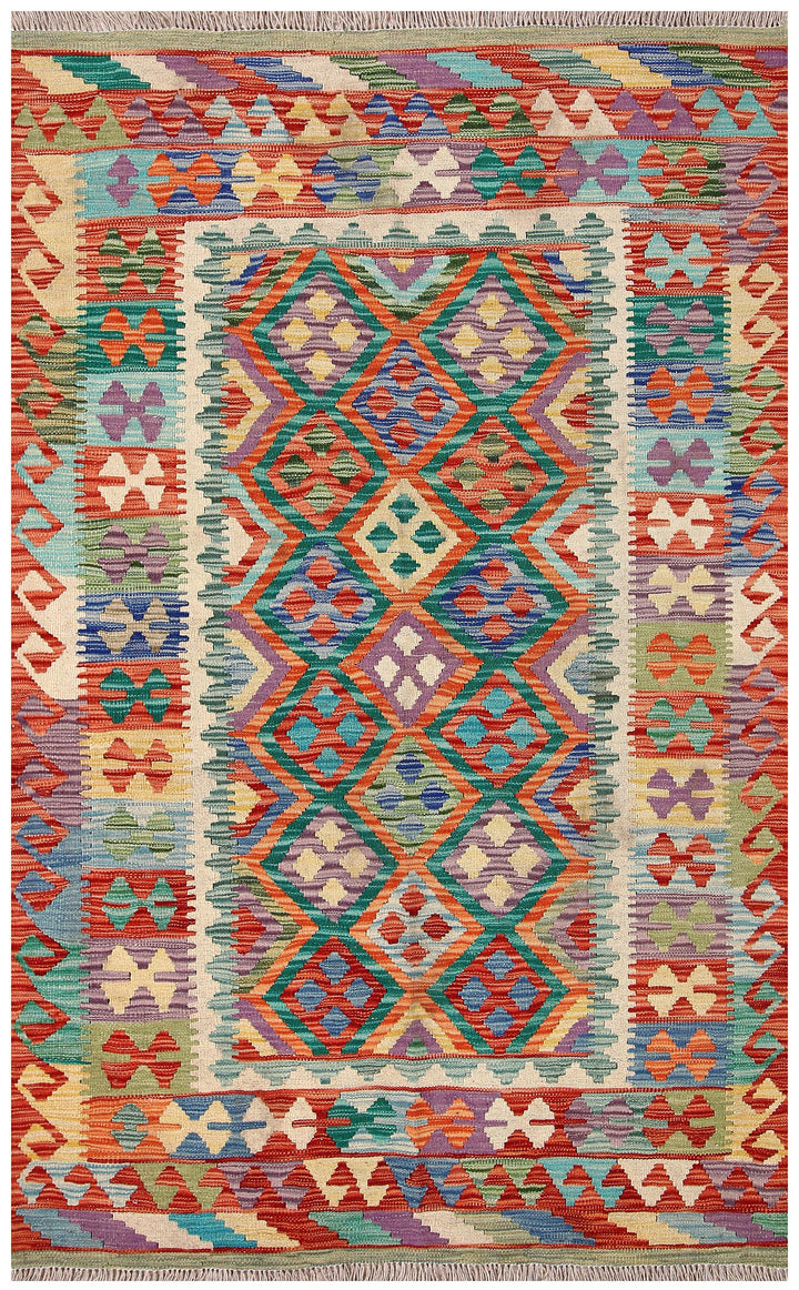 Kilim 4' x 6' 4 - No. 61506 - ALRUG Rug Store