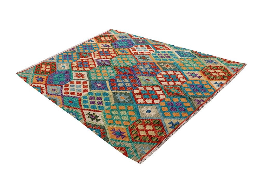 Kilim 5' 1 x 6' 8 - No. 61509 - ALRUG Rug Store