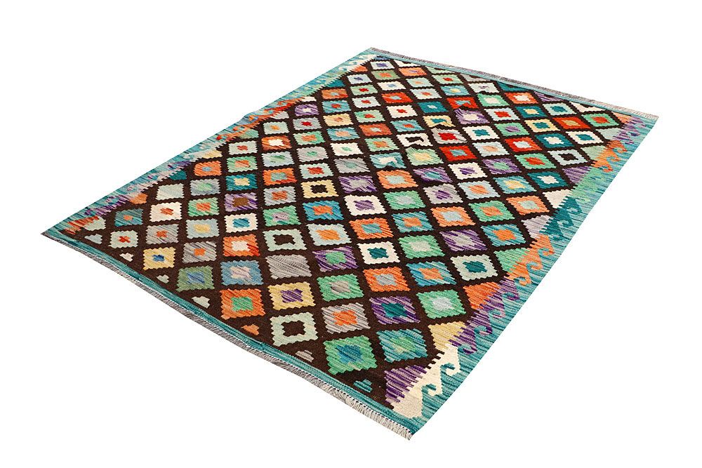 Kilim 4' 11 x 6' 6 - No. 61510 - ALRUG Rug Store