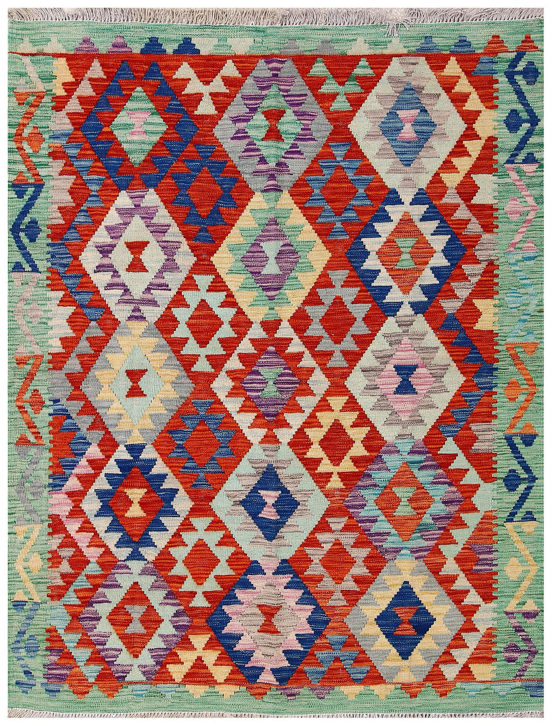 Kilim 5' x 6' 6 - No. 61512 - ALRUG Rug Store