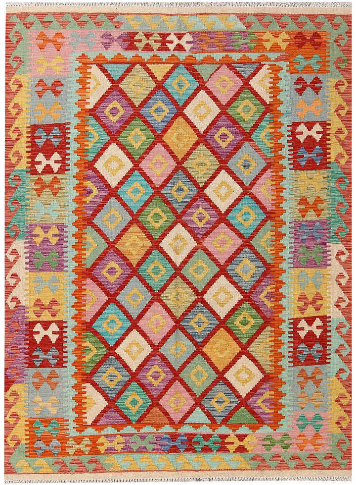 Kilim 4' 9 x 6' 5 - No. 61513 - ALRUG Rug Store