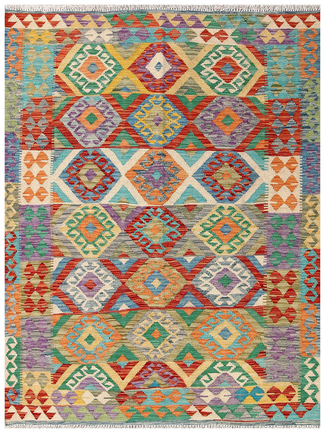 Kilim 5' x 6' 4 - No. 61516 - ALRUG Rug Store