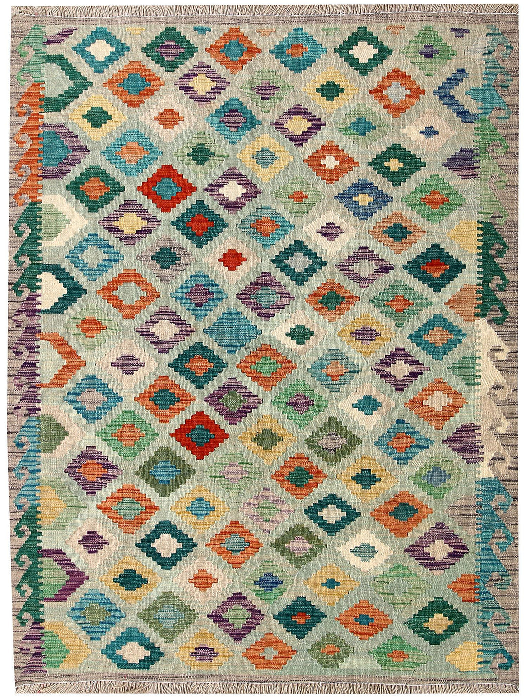 Kilim 4' 11 x 6' 5 - No. 61519 - ALRUG Rug Store