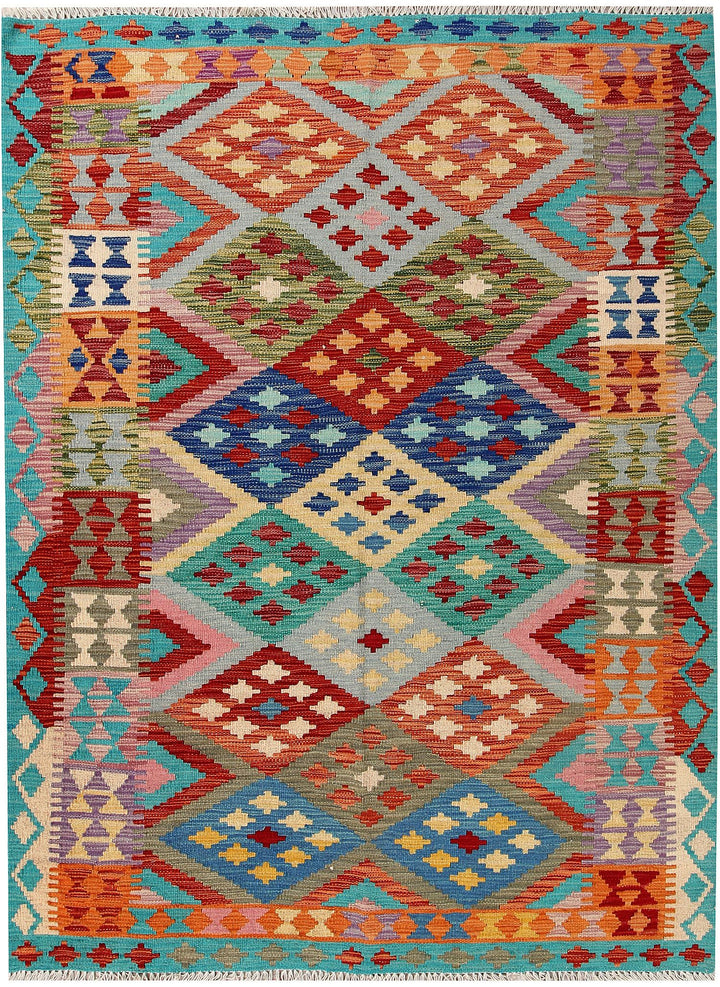 Kilim 4' 9 x 6' 5 - No. 61520 - ALRUG Rug Store