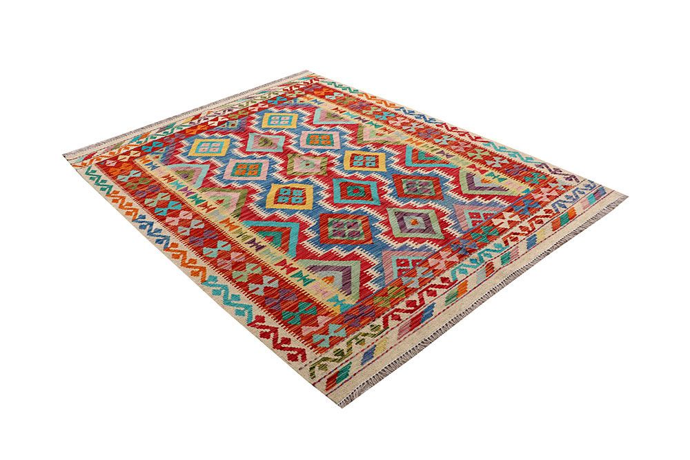 Kilim 4' 11 x 6' 6 - No. 61522 - ALRUG Rug Store